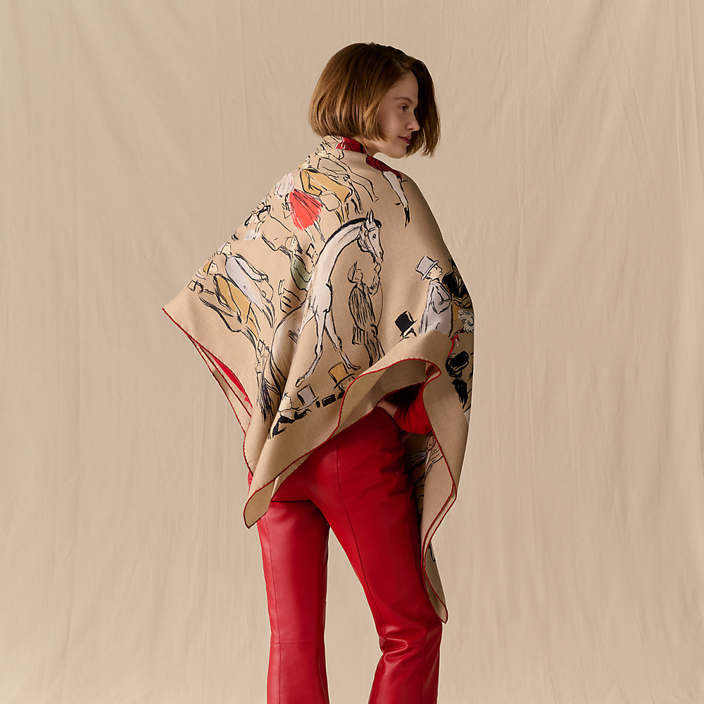 HERMES ショール Lettres Equestres shawl 140 直営店ラッピング HERMES ショール Lettres Equestres shawl 140 直営店ラッピング